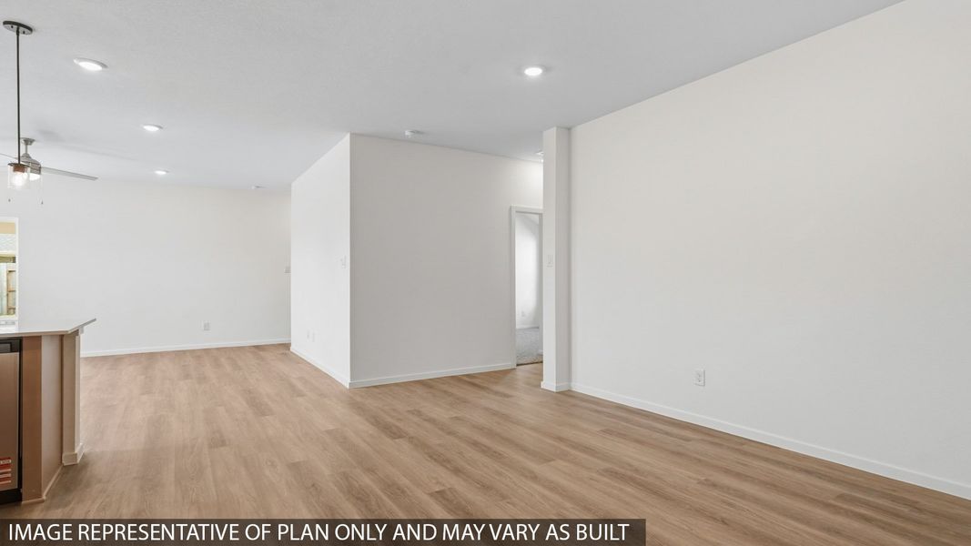 Representative unfurnished interior of a home built from the Lakeway by D.R. Horton in Cypress Green, Hockley (Image 11).