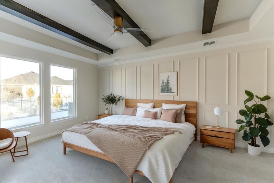 Representative furnished interior of a home built from the Palazzo by Perfection Builders in The Courtyards at The Heritage, Andover (Image 6).