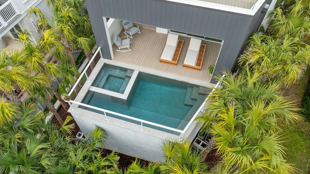 Exterior details and patio area of a home in , Isle Of Palms (Image 43).