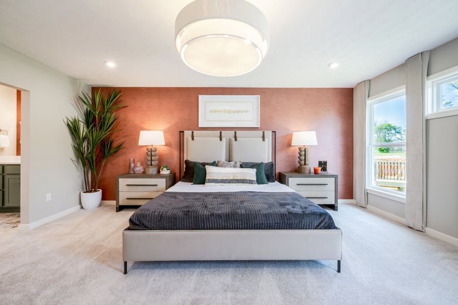 Representative furnished interior of a home built from the Blair by Fischer Homes in Twin Lakes, Hoschton (Image 57).