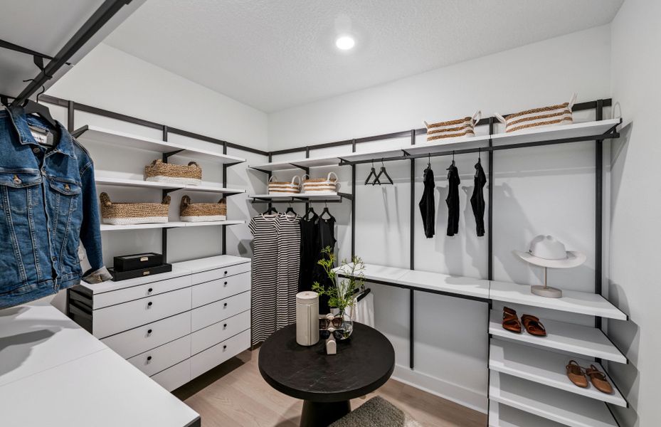 Spacious Owner's Walk-In Closet