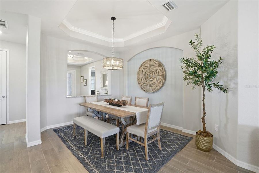 Furnished interior view inside a new home in , Punta Gorda (Image 11).