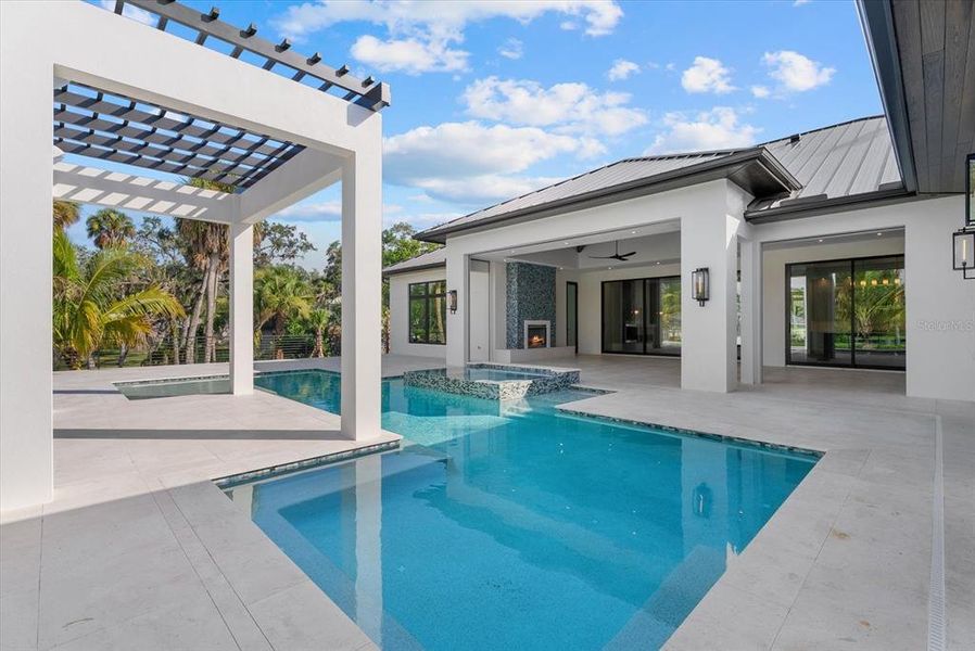 Exterior details and patio area of a home in , Sarasota (Image 44).