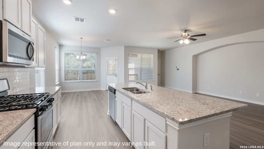 Furnished interior view inside a new home in , Boerne (Image 4).
