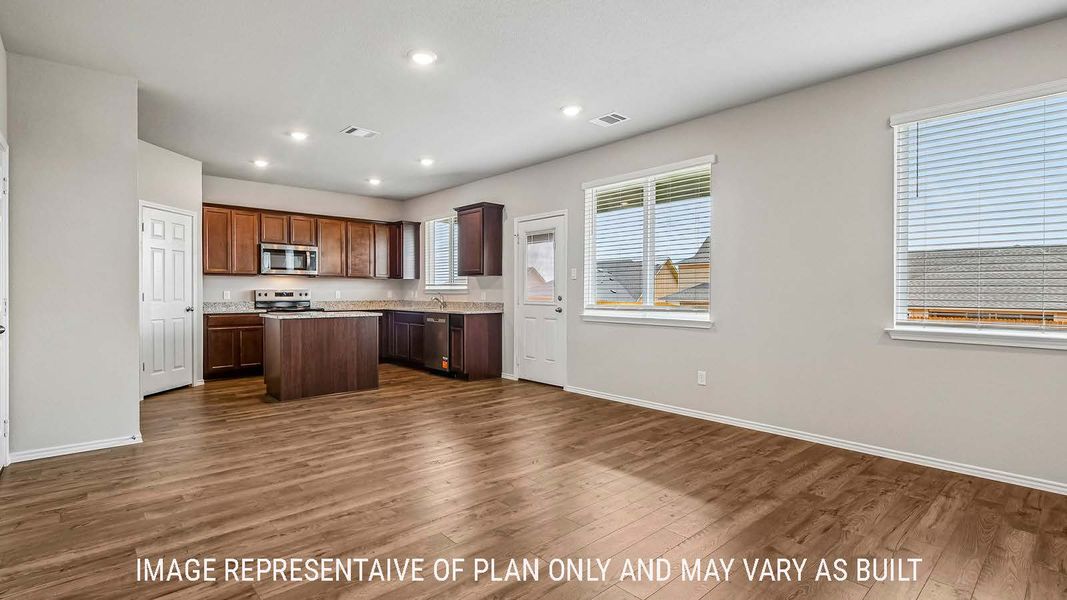 Furnished interior view inside a new home in Eagles Landing, Waco (Image 9).