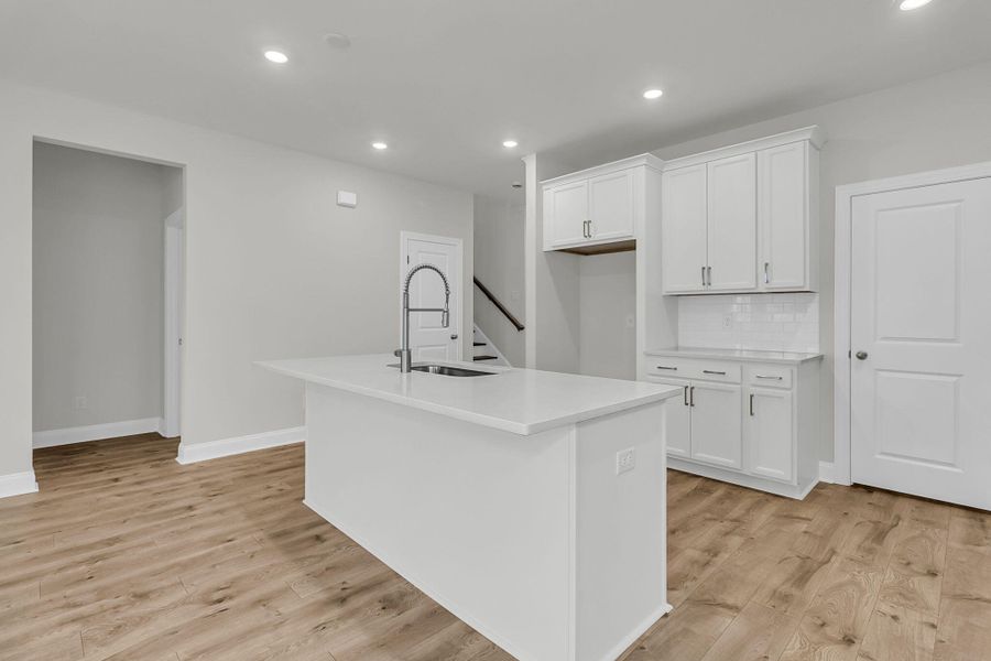 Furnished interior view inside a new home in Tidewater at Lakes of Cane Bay, Summerville (Image 5).