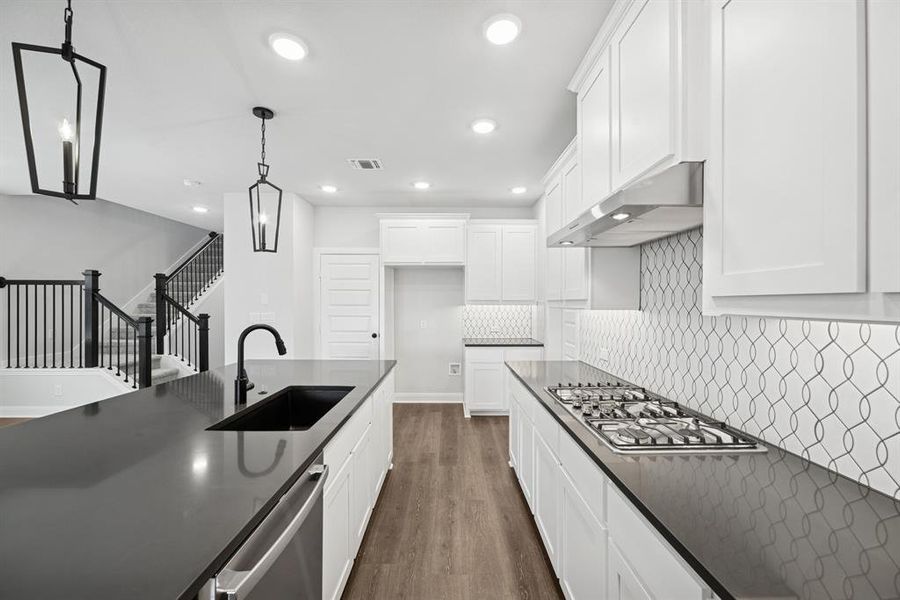 Furnished interior view inside a new home in Solterra - Garden Series, Mesquite (Image 12). Furnished interior view inside a new home in Solterra - Garden Series, Mesquite (Image 12).