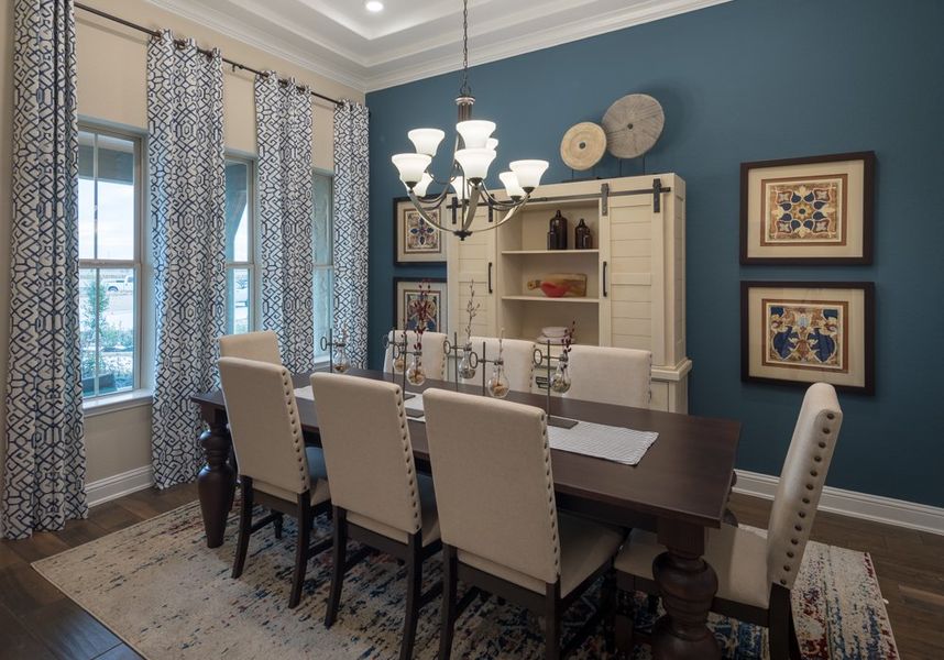Representative furnished interior of a home built from the Fredericksburg by Beazer Homes in Valencia, Manvel (Image 11). Representative furnished interior of a home built from the Fredericksburg by Beazer Homes in Valencia, Manvel (Image 11).