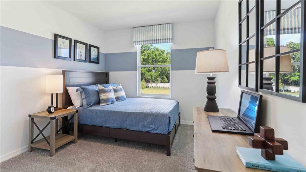 Furnished interior view inside a new home in The Towns at Laurel Commons, Ocala (Image 14).