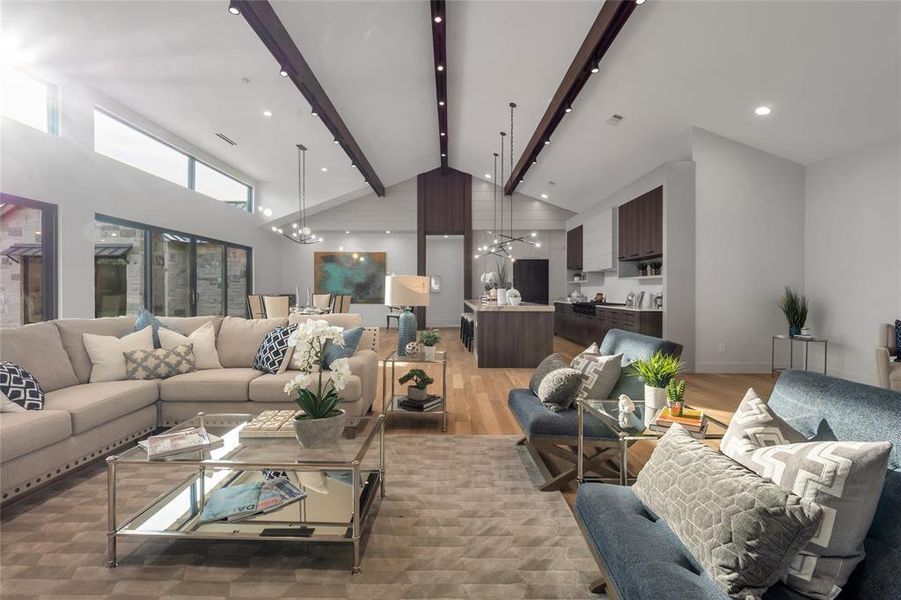 Furnished interior view inside a new home in Montclair, Prosper (Image 4).