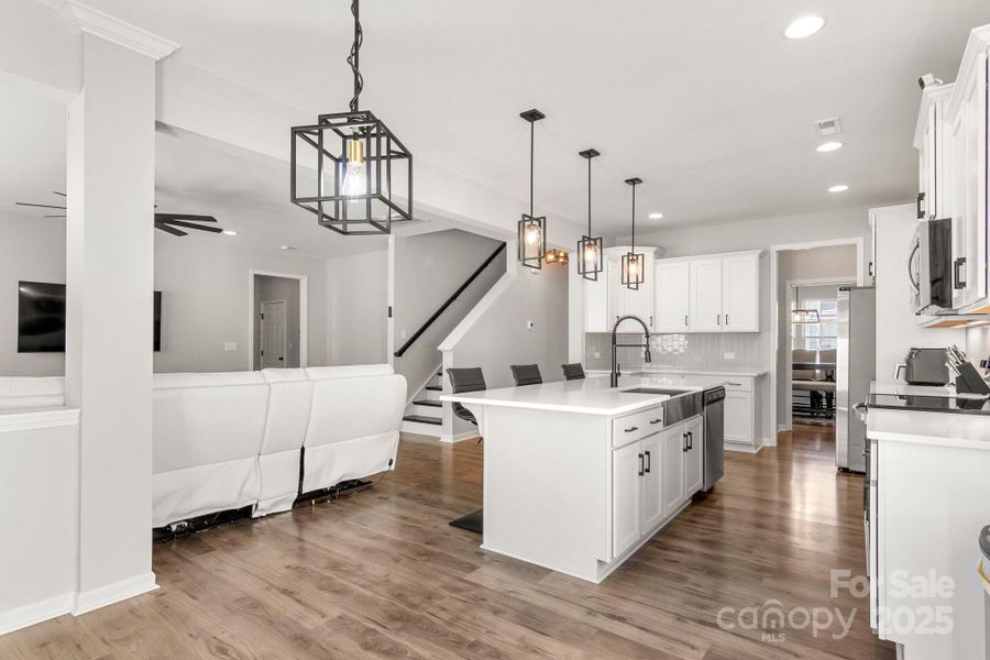 Furnished interior view inside a new home in , York (Image 32). Furnished interior view inside a new home in , York (Image 32).