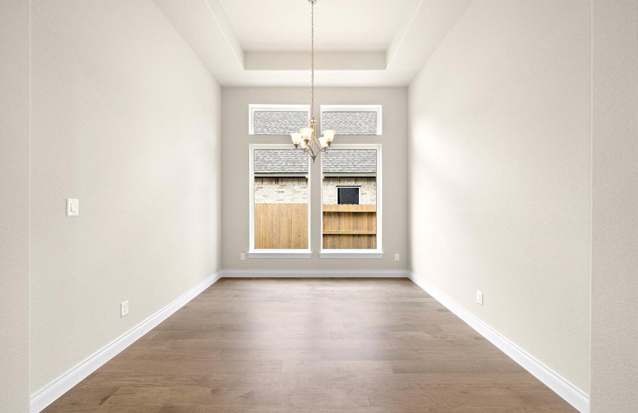 Spacious, unfurnished interior of a new home in The Woodlands Hills 65′, Willis (Image 34).