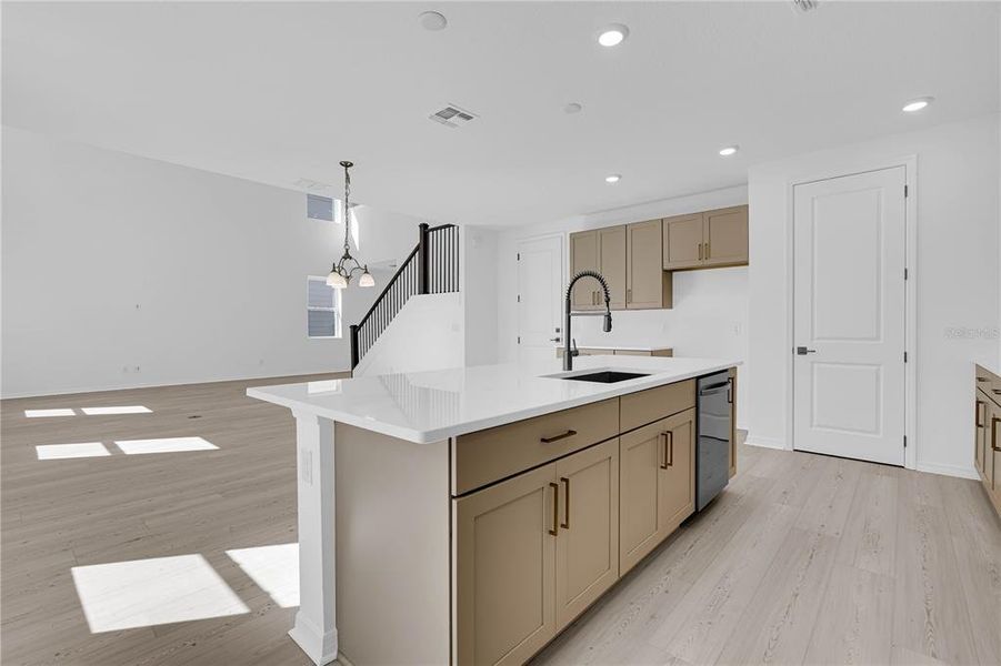 Furnished interior view inside a new home in , Winter Garden (Image 6). Furnished interior view inside a new home in , Winter Garden (Image 6).