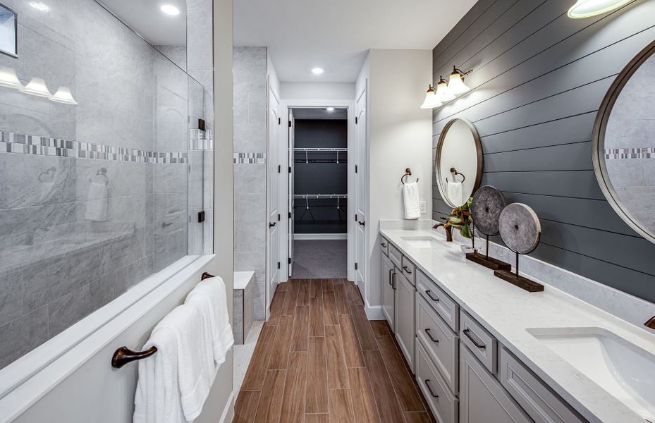 Representative furnished interior of a home built from the Palmary by John Wieland in Treymor, Mount Juliet (Image 8).