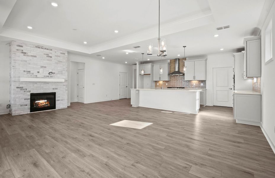 Spacious, unfurnished interior of a new home in Carolina Riverside, Belmont (Image 40).