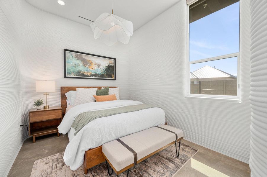 Furnished interior view inside a new home in Wolf Ranch: Genesis Collection, Georgetown (Image 12). Furnished interior view inside a new home in Wolf Ranch: Genesis Collection, Georgetown (Image 12).