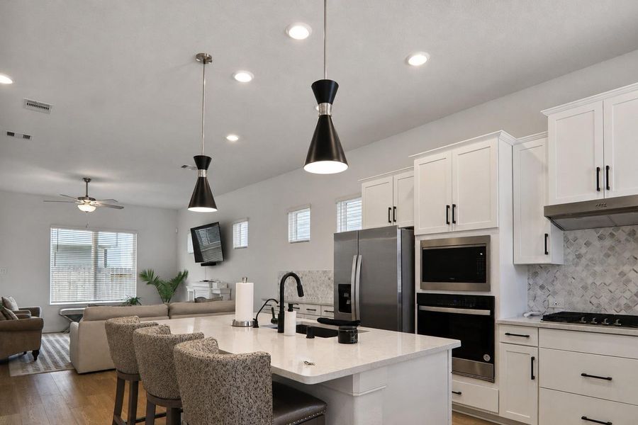 Furnished interior view inside a new home in , Houston (Image 14).