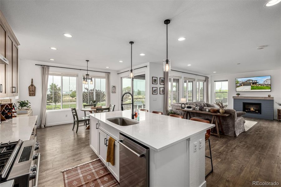 Furnished interior view inside a new home in , Littleton (Image 14). Furnished interior view inside a new home in , Littleton (Image 14).