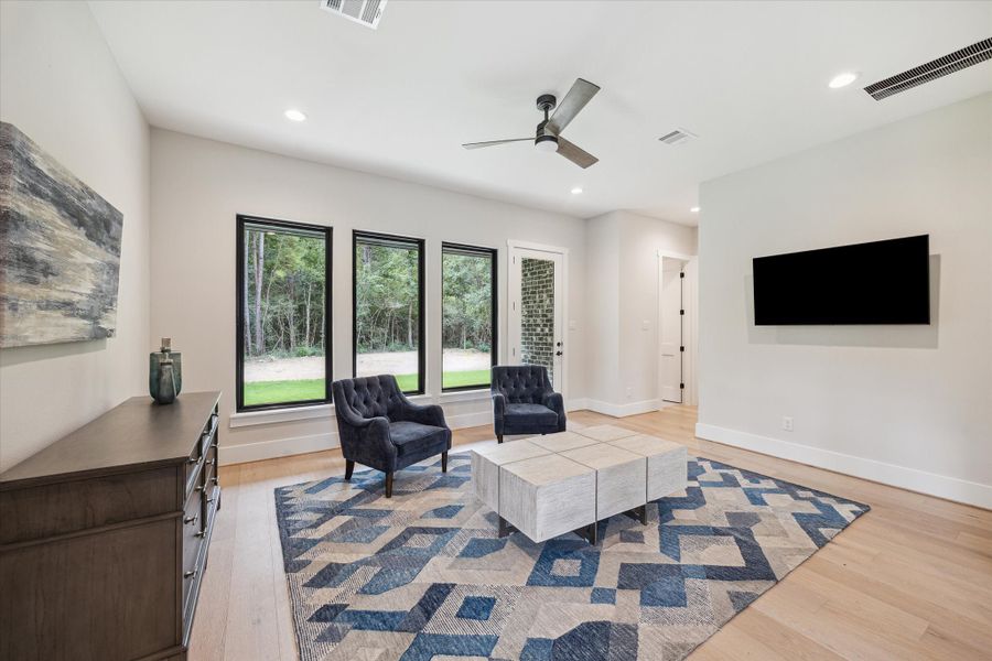 Furnished interior view inside a new home in High Meadow West and Estates, Montgomery (Image 24).