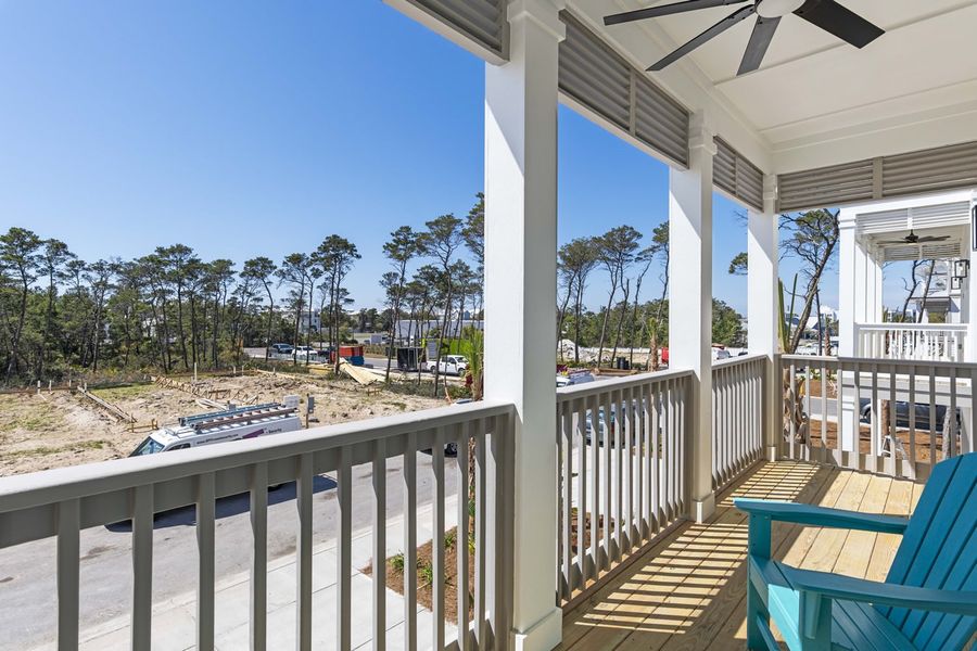 Representative exterior details of a home built from the The Heron 20 by Brock Built in Twin Palms, Inlet Beach (Image 35).