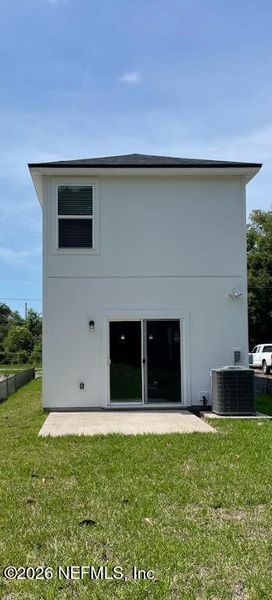 Exterior details and patio area of a home in , Jacksonville (Image 2). Exterior details and patio area of a home in , Jacksonville (Image 2).