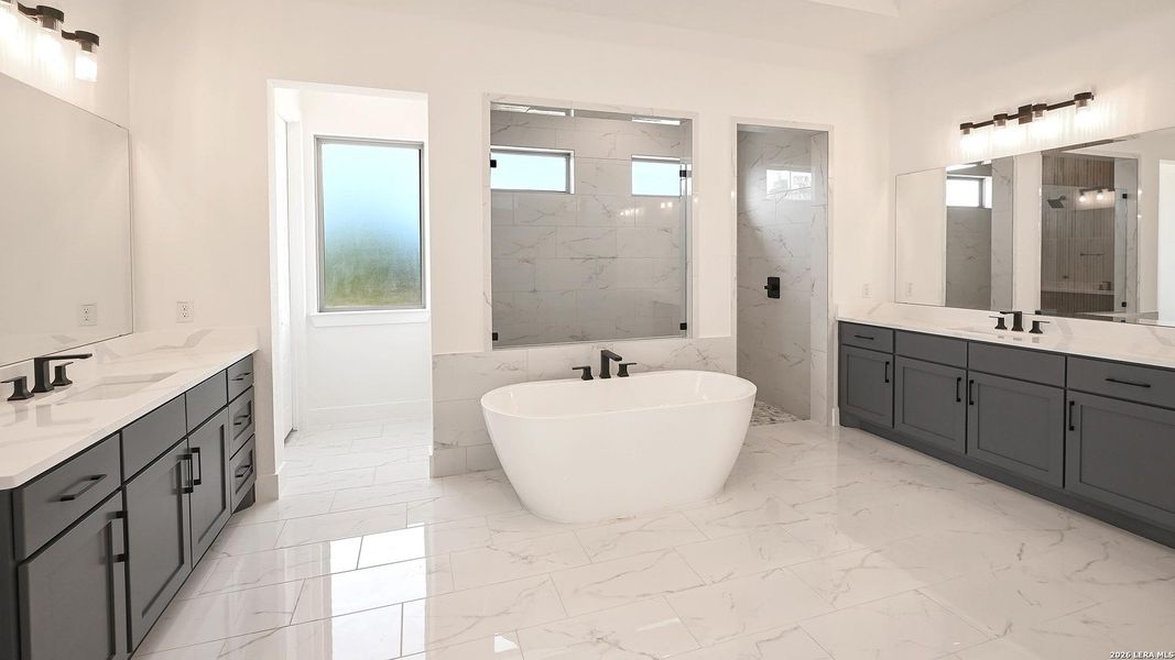 Furnished interior view inside a new home in Johnson Ranch, Bulverde (Image 7).