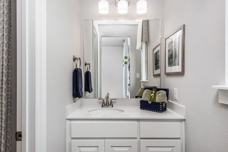 Furnished interior view inside a new home in NorthGlen, Haslet (Image 16). Furnished interior view inside a new home in NorthGlen, Haslet (Image 16).