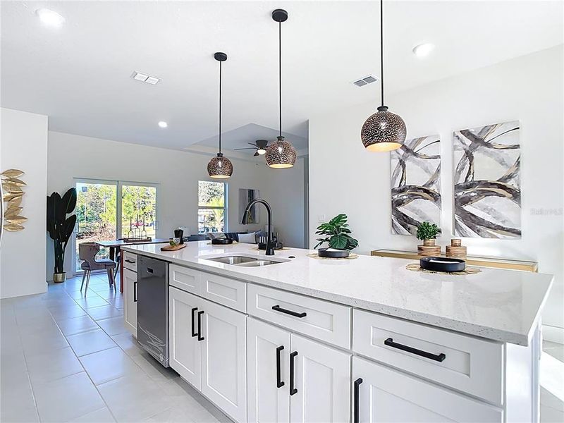 Furnished interior view inside a new home in , Lehigh Acres (Image 10).
