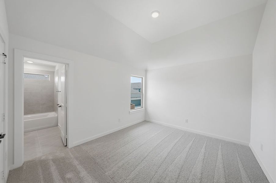 Spacious, unfurnished interior of a new home in Light Farms Brenham - 40' Lots, Celina (Image 37). Spacious, unfurnished interior of a new home in Light Farms Brenham - 40' Lots, Celina (Image 37).