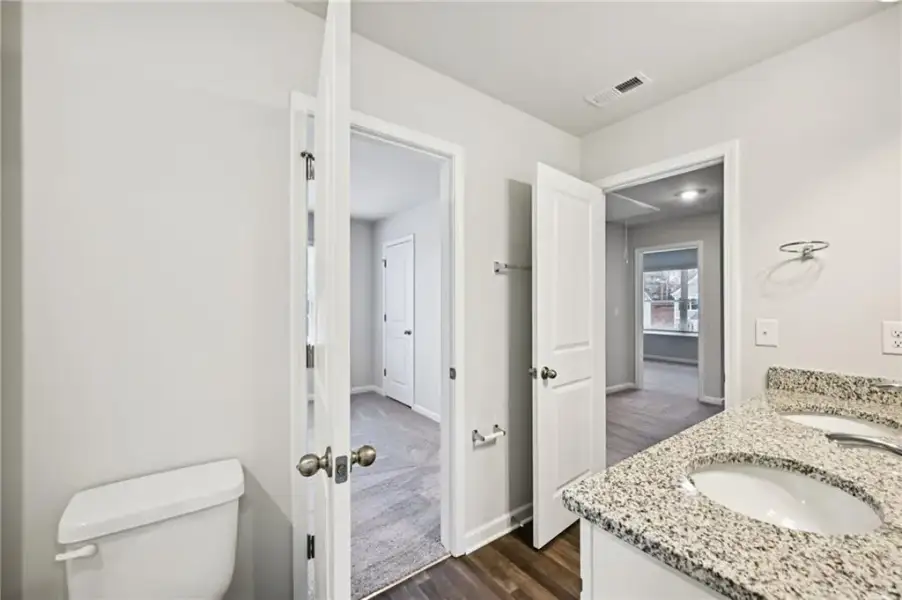 Furnished interior view inside a new home in The Hills at Cedar Creek, Winder (Image 28).