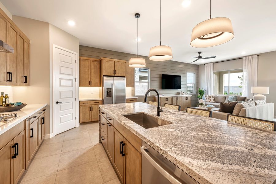 Representative furnished interior of a home built from the Juniper Plan 40-7 by Tri Pointe Homes in Soleo, San Tan Valley (Image 7).