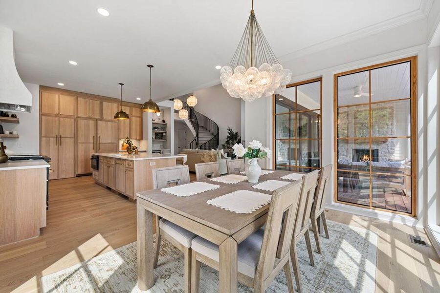 Furnished interior view inside a new home in , Ellijay (Image 71).