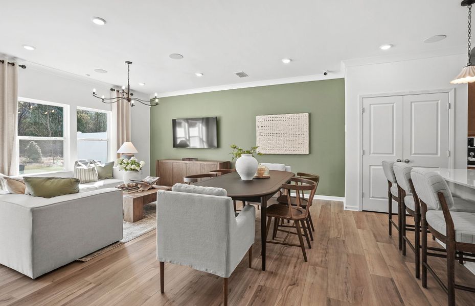 Representative furnished interior of a home built from the Landis by Pulte Homes in Mallard Park, Charlotte (Image 39).
