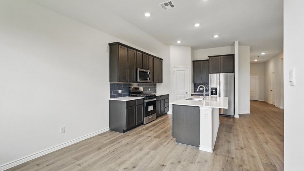 Representative furnished interior of a home built from the Brookview by D.R. Horton in Madera, Royse City (Image 8). Representative furnished interior of a home built from the Brookview by D.R. Horton in Madera, Royse City (Image 8).
