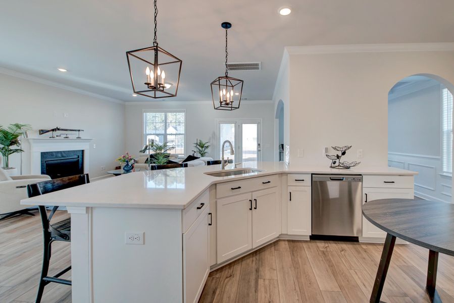 Furnished interior view inside a new home in Six Oaks, Summerville (Image 46). Furnished interior view inside a new home in Six Oaks, Summerville (Image 46).