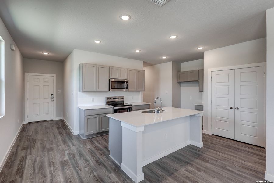 Furnished interior view inside a new home in Park Place, New Braunfels (Image 10).