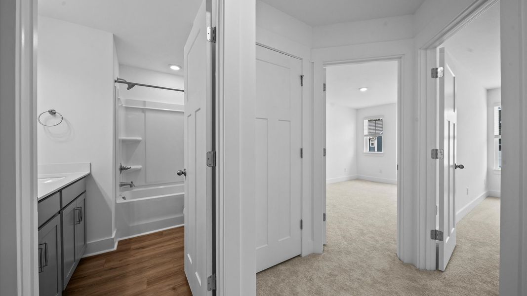Furnished interior view inside a new home in Ransdell Pointe, Spartanburg (Image 14).