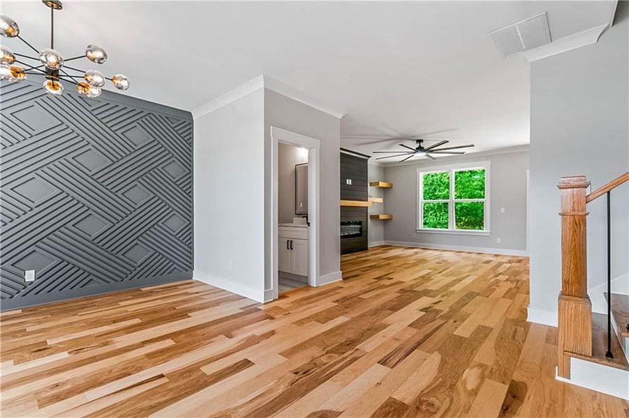 Spacious, unfurnished interior of a new home in , Hampton (Image 20).
