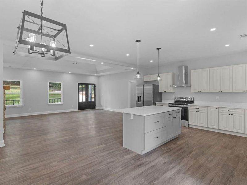Furnished interior view inside a new home in , Griffin (Image 11).