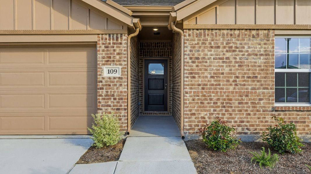 Exterior details and patio area of a home in Patriot Estates, Venus (Image 3). Exterior details and patio area of a home in Patriot Estates, Venus (Image 3).