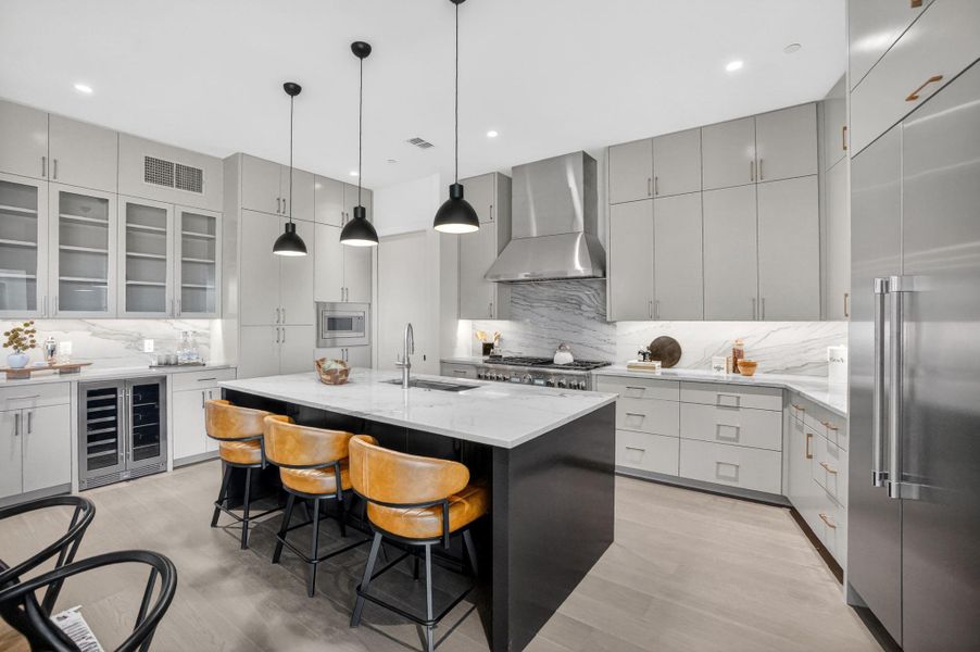 Furnished interior view inside a new home in , West Lake Hills (Image 15).