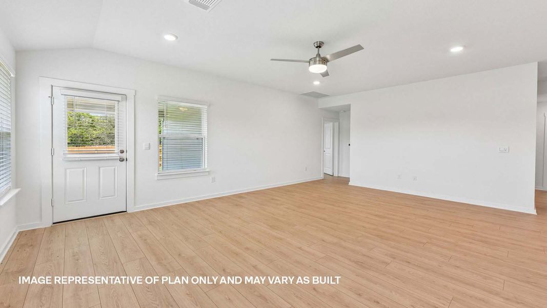 Spacious, unfurnished interior of a new home in Trails at Wildhorse, Austin (Image 17). Spacious, unfurnished interior of a new home in Trails at Wildhorse, Austin (Image 17).