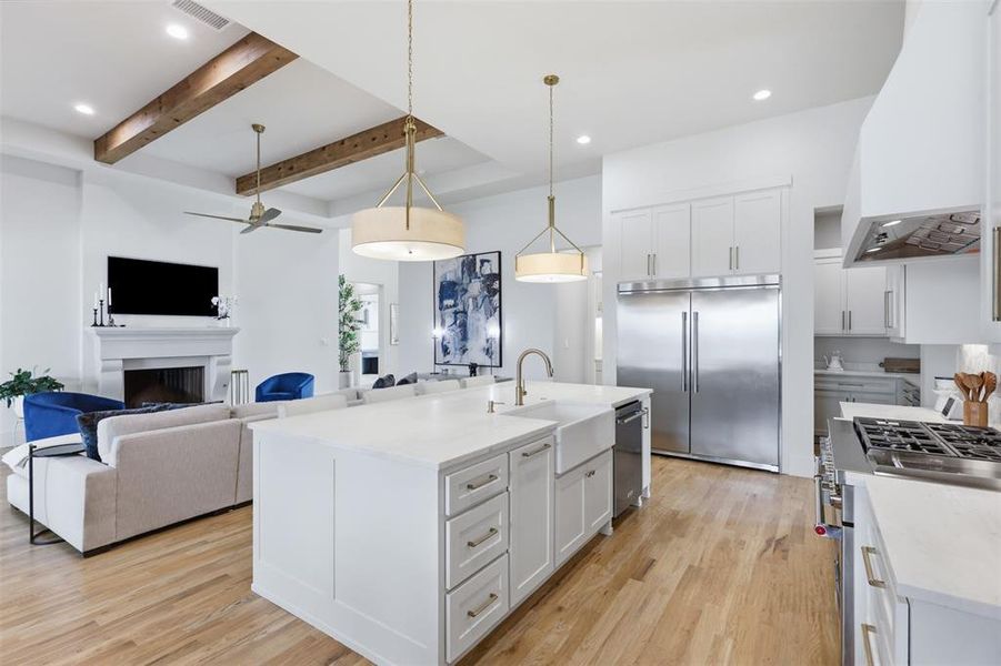 Furnished interior view inside a new home in , Heath (Image 35).
