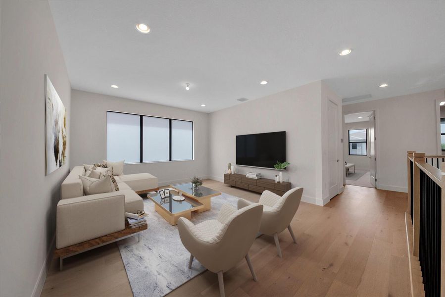 Furnished interior view inside a new home in , Boca Raton (Image 11).