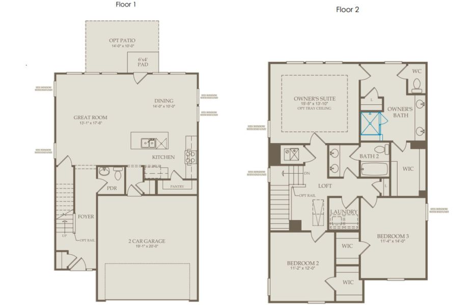 2D floor plan layout of this home in Solana, Durham, NC (Image 3).