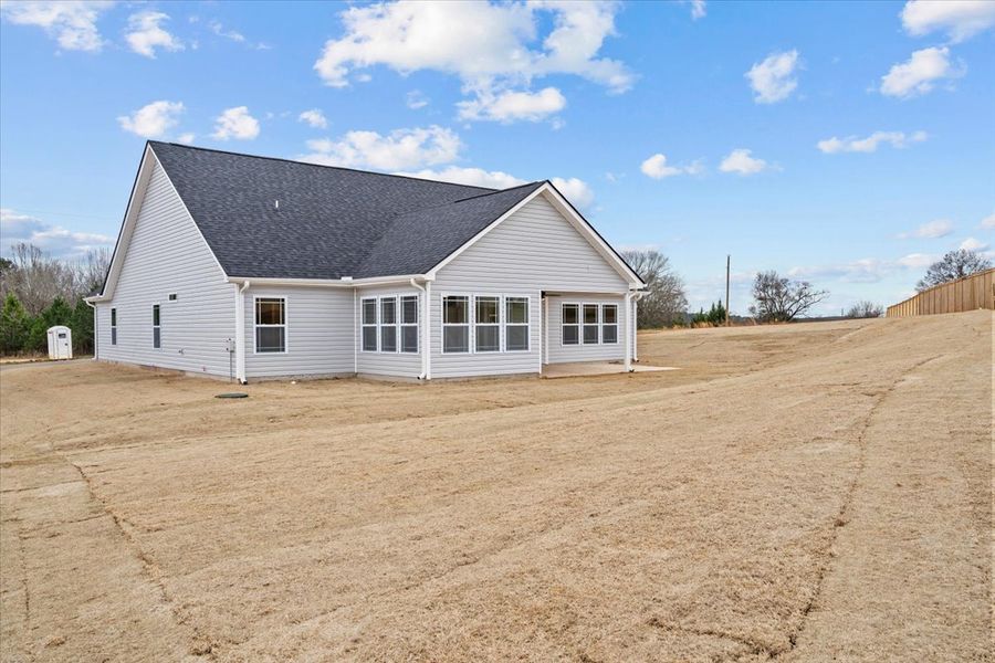 Representative exterior photo of a completed home built from the Arcadia by Enchanted Homes in Ballentine Ridge, Lyman, SC (Image 25).