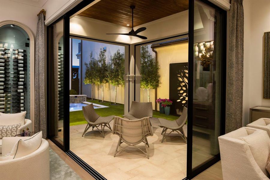 Exterior details and patio area of a home in , Southlake (Image 20).