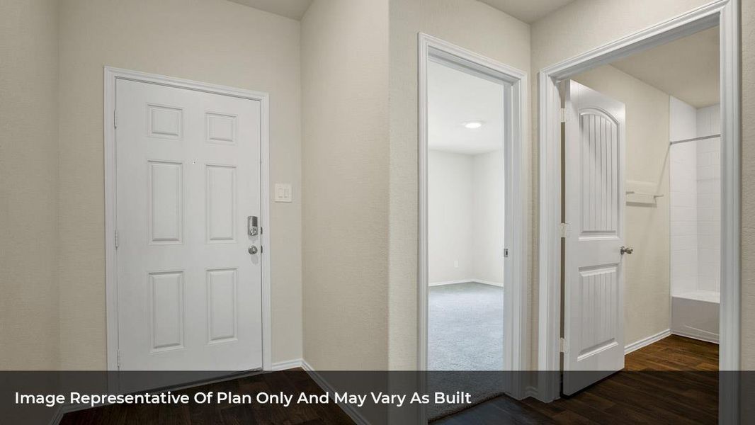 Spacious, unfurnished interior of a new home in Bar W Ranch, Leander (Image 13).