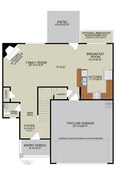 Kiawah – First Floor Plan
