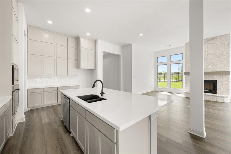 Furnished interior view inside a new home in Redden Farms - Phase 1, Midlothian (Image 16).